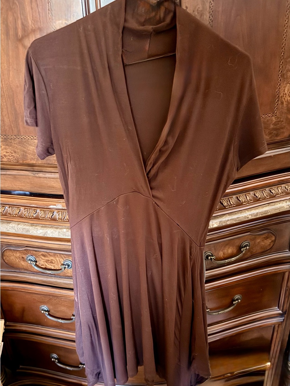 By Johnny Brown V-Neck Short Sleeve Tunic